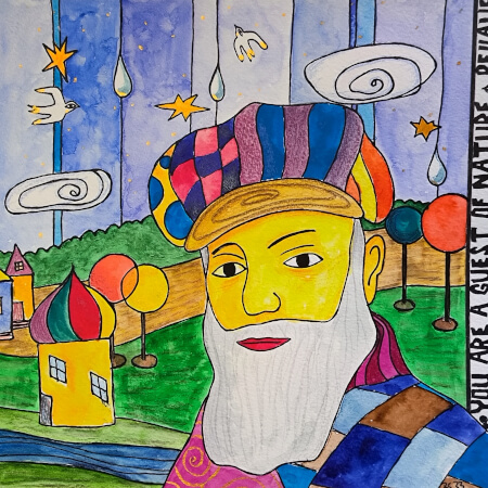 Hundertwasser in seinem Stil